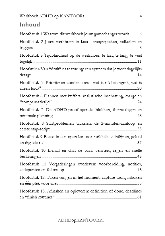 Werkboek ADHD op KANTOOR (PDF/ebook) - Afbeelding 2